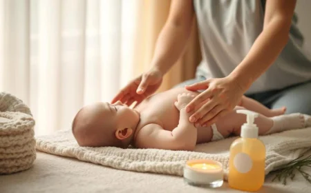 Massaggi per bebé: benefici e tecniche per neonati