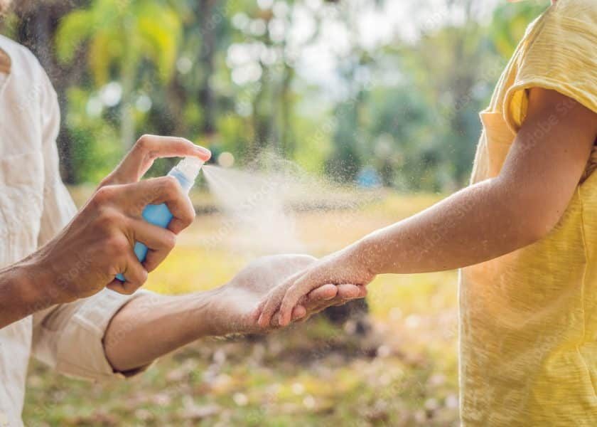 Punture di zanzare su neonati e bambini